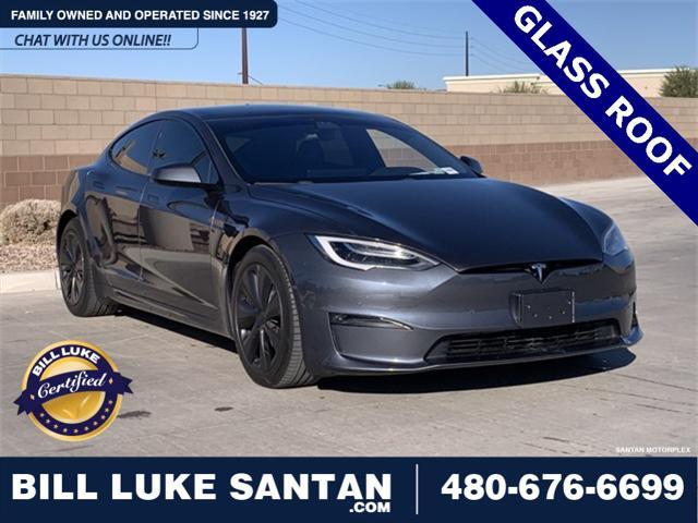 used 2021 Tesla Model S car, priced at $59,573