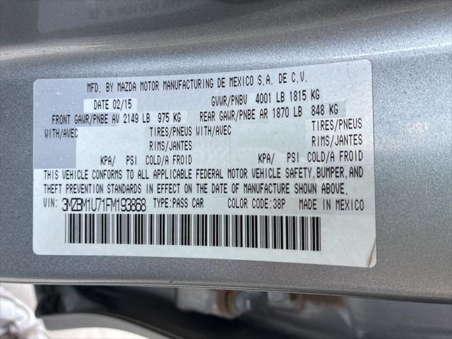 used 2015 Mazda Mazda3 car, priced at $8,995