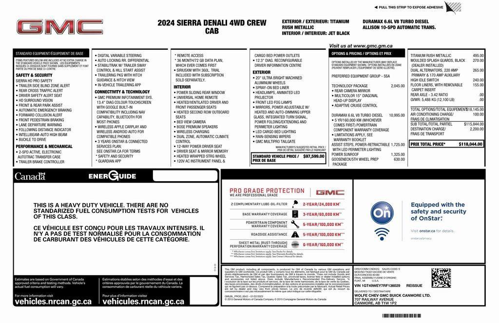 used 2024 GMC Sierra 3500 car, priced at $70,973