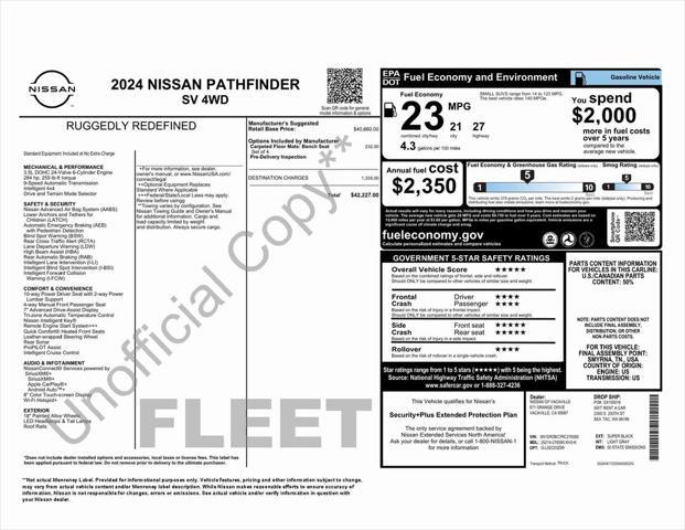 used 2024 Nissan Pathfinder car, priced at $33,973