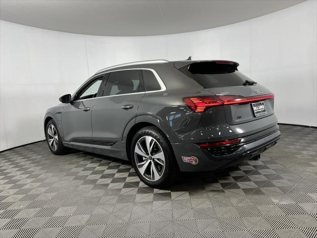 used 2024 Audi Q8 e-tron car, priced at $53,975