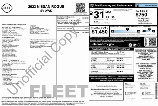 used 2023 Nissan Rogue car, priced at $23,473