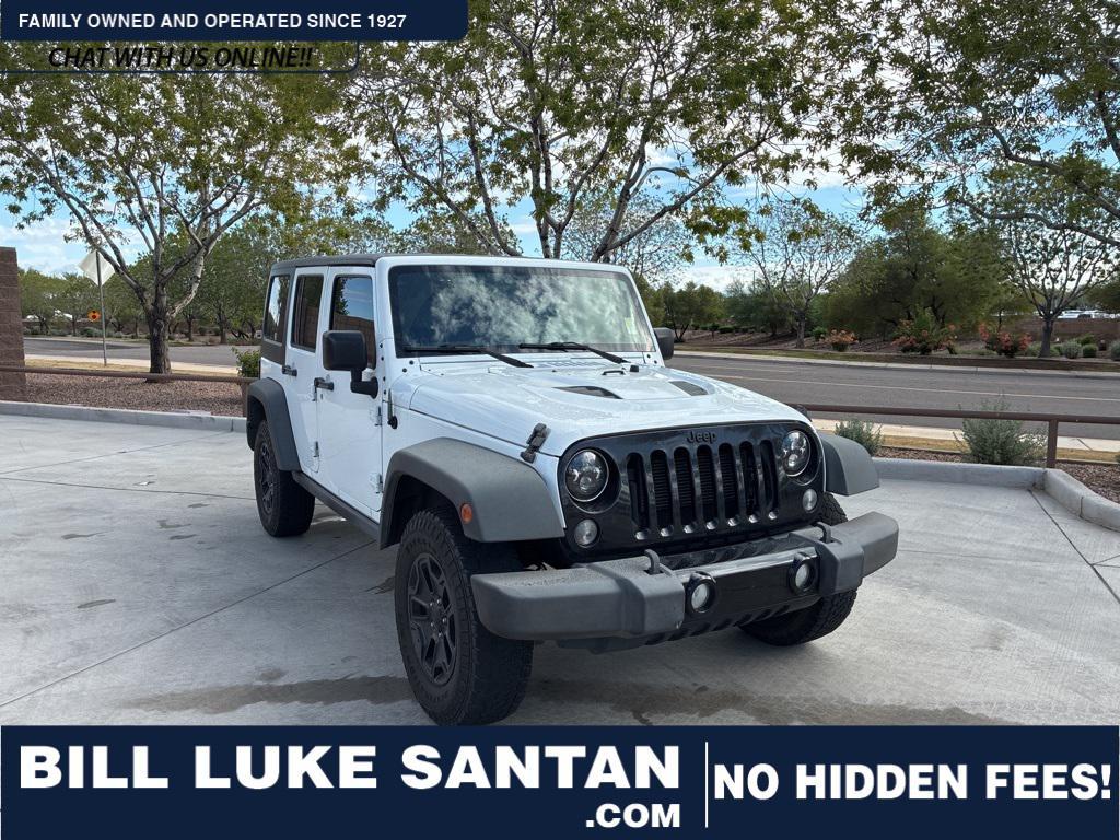 used 2016 Jeep Wrangler Unlimited car, priced at $14,995