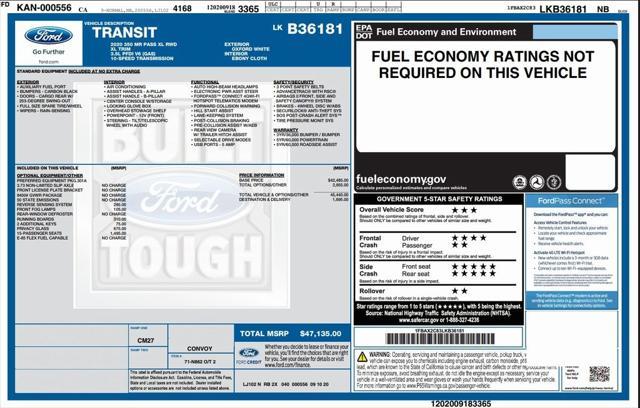 used 2020 Ford Transit-350 car, priced at $39,973