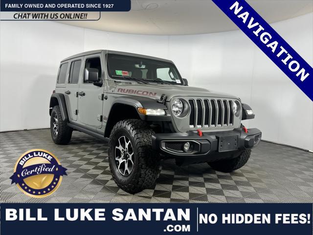 used 2021 Jeep Wrangler Unlimited car, priced at $38,673