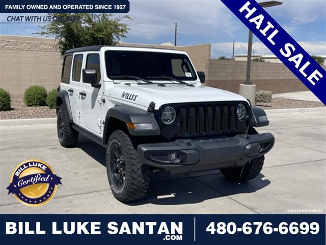 used 2020 Jeep Wrangler Unlimited car, priced at $25,975