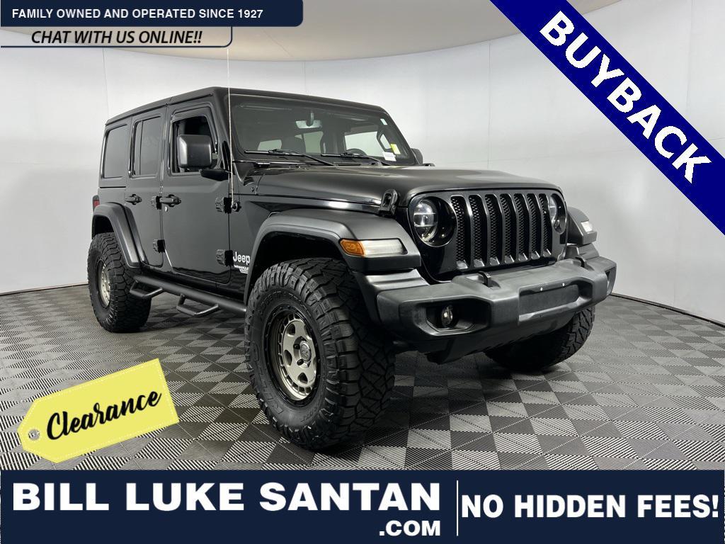 used 2021 Jeep Wrangler Unlimited car, priced at $22,675