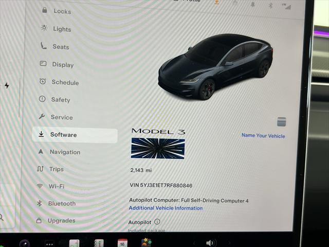 used 2024 Tesla Model 3 car, priced at $45,573