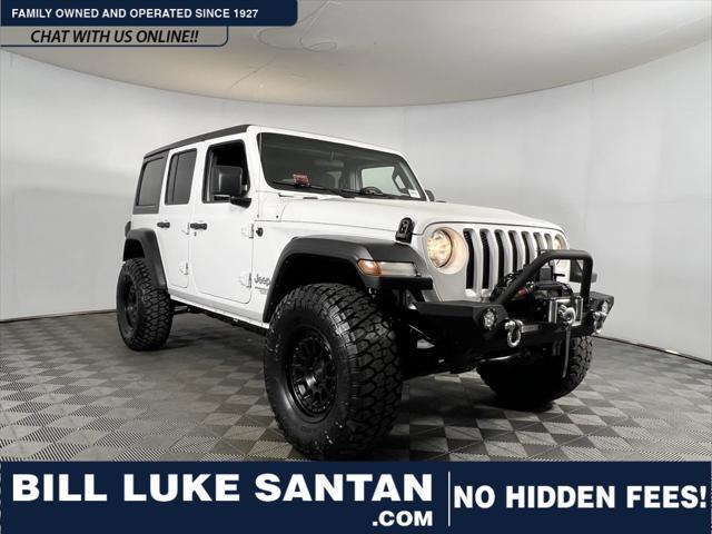 used 2021 Jeep Wrangler Unlimited car, priced at $31,973