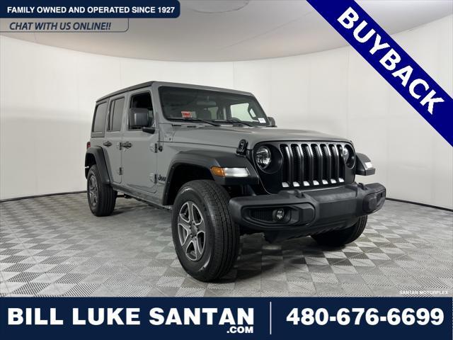 used 2022 Jeep Wrangler Unlimited car, priced at $27,075