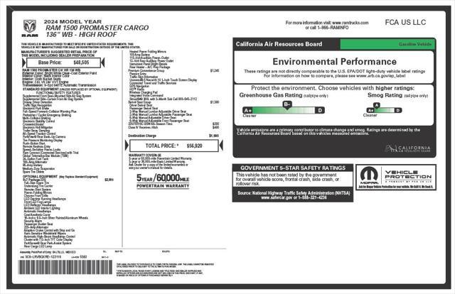 used 2024 Ram ProMaster 1500 car, priced at $39,975