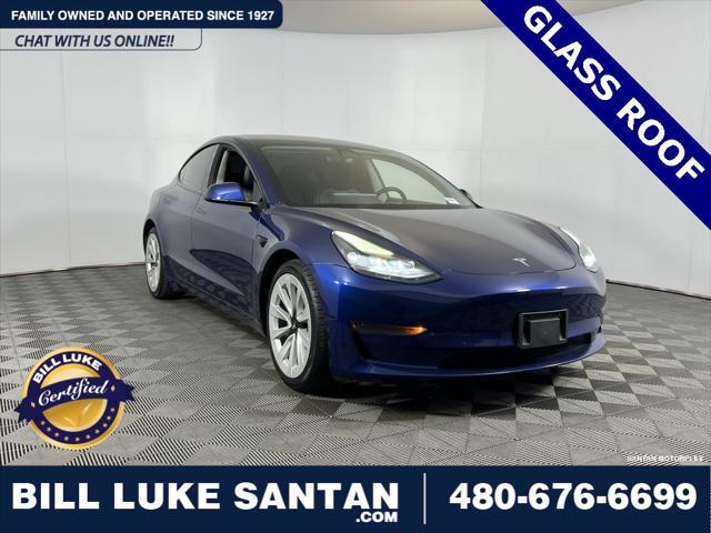 used 2021 Tesla Model 3 car, priced at $25,473