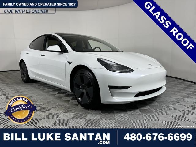 used 2022 Tesla Model 3 car, priced at $26,573