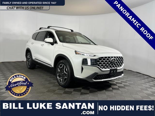used 2021 Hyundai Santa Fe car, priced at $24,873