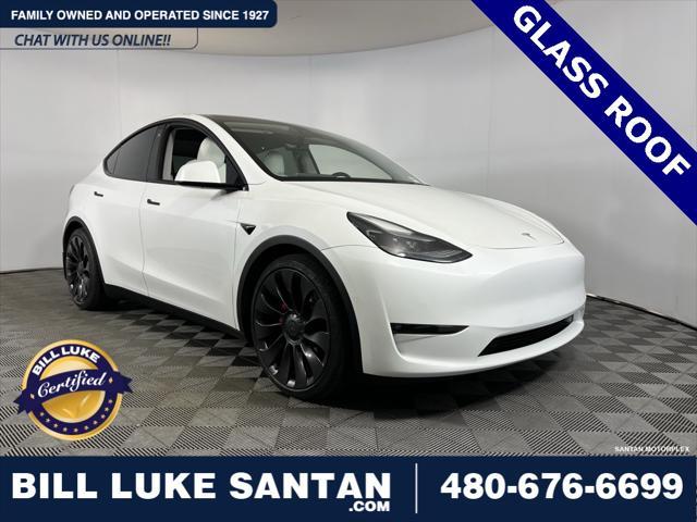 used 2021 Tesla Model Y car, priced at $32,473