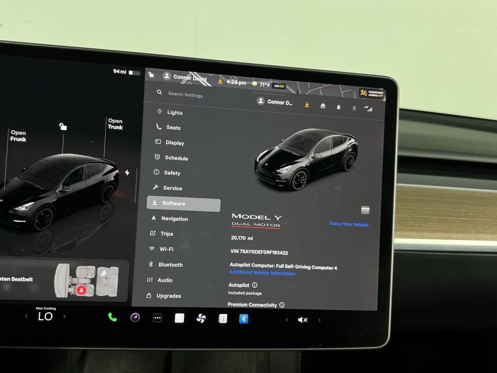 used 2024 Tesla Model Y car, priced at $36,973