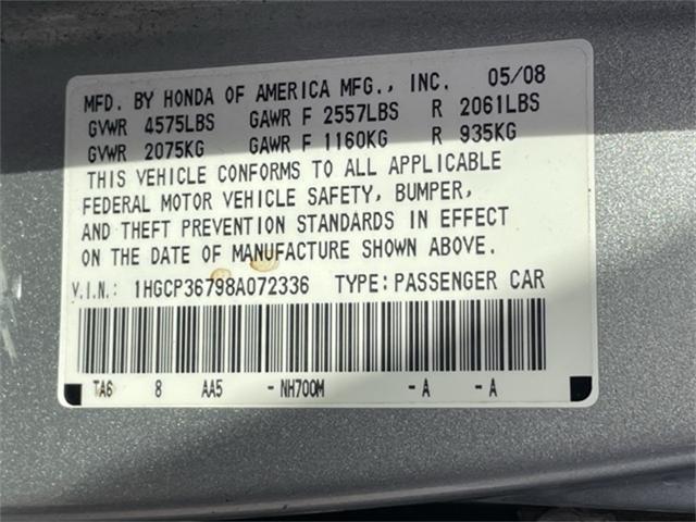 used 2008 Honda Accord car, priced at $7,995