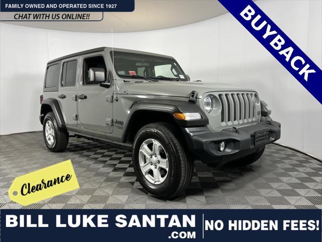 used 2021 Jeep Wrangler Unlimited car, priced at $25,375