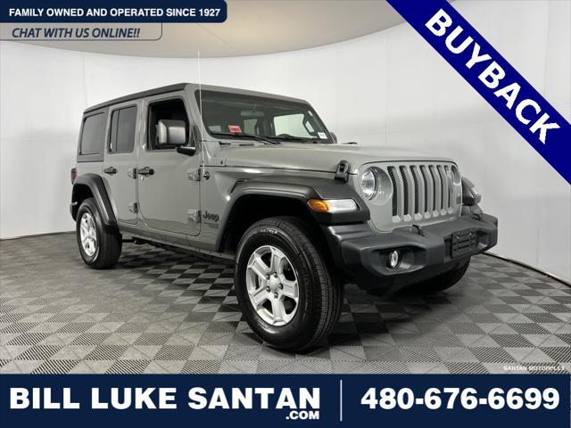 used 2021 Jeep Wrangler Unlimited car, priced at $29,075