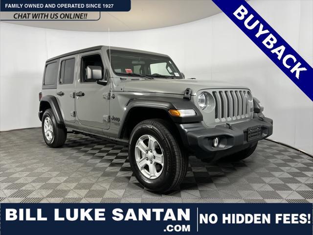 used 2021 Jeep Wrangler Unlimited car, priced at $25,375