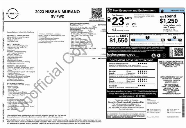 used 2023 Nissan Murano car, priced at $25,973