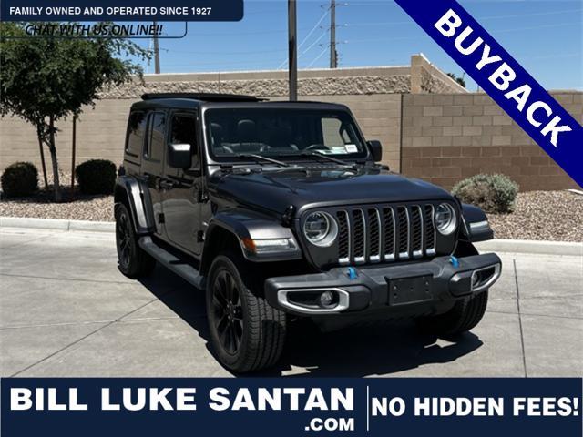 used 2022 Jeep Wrangler Unlimited 4xe car, priced at $33,975