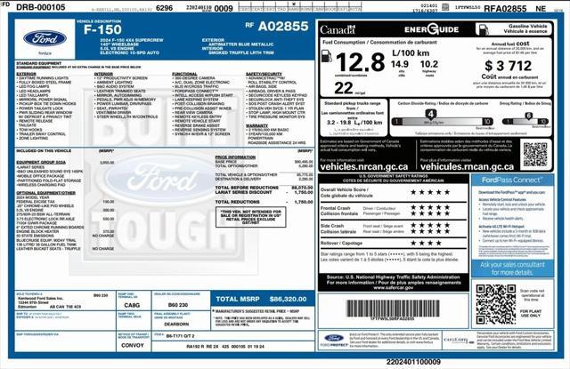 used 2024 Ford F-150 car, priced at $53,073