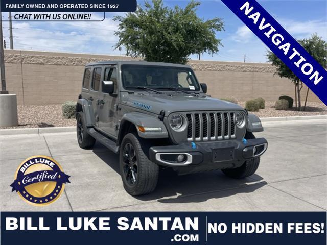 used 2022 Jeep Wrangler Unlimited 4xe car, priced at $33,473