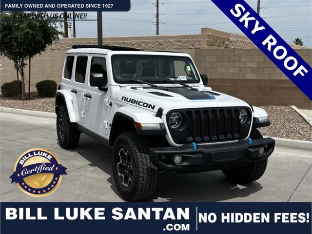 used 2022 Jeep Wrangler Unlimited 4xe car, priced at $39,073