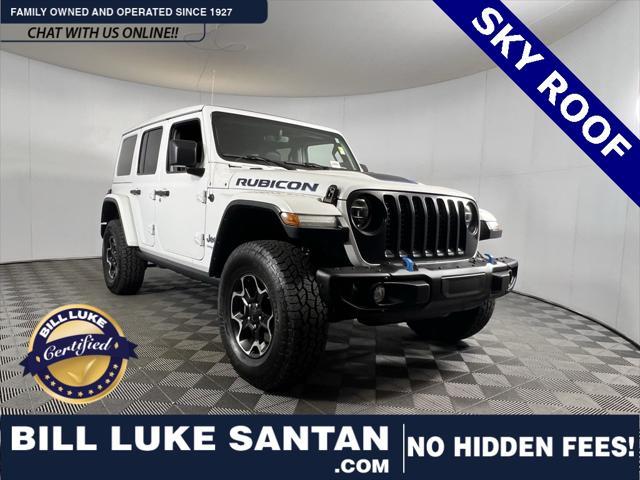 used 2022 Jeep Wrangler Unlimited 4xe car, priced at $37,573