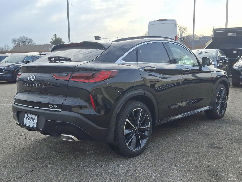 new 2025 INFINITI QX55 car, priced at $52,085