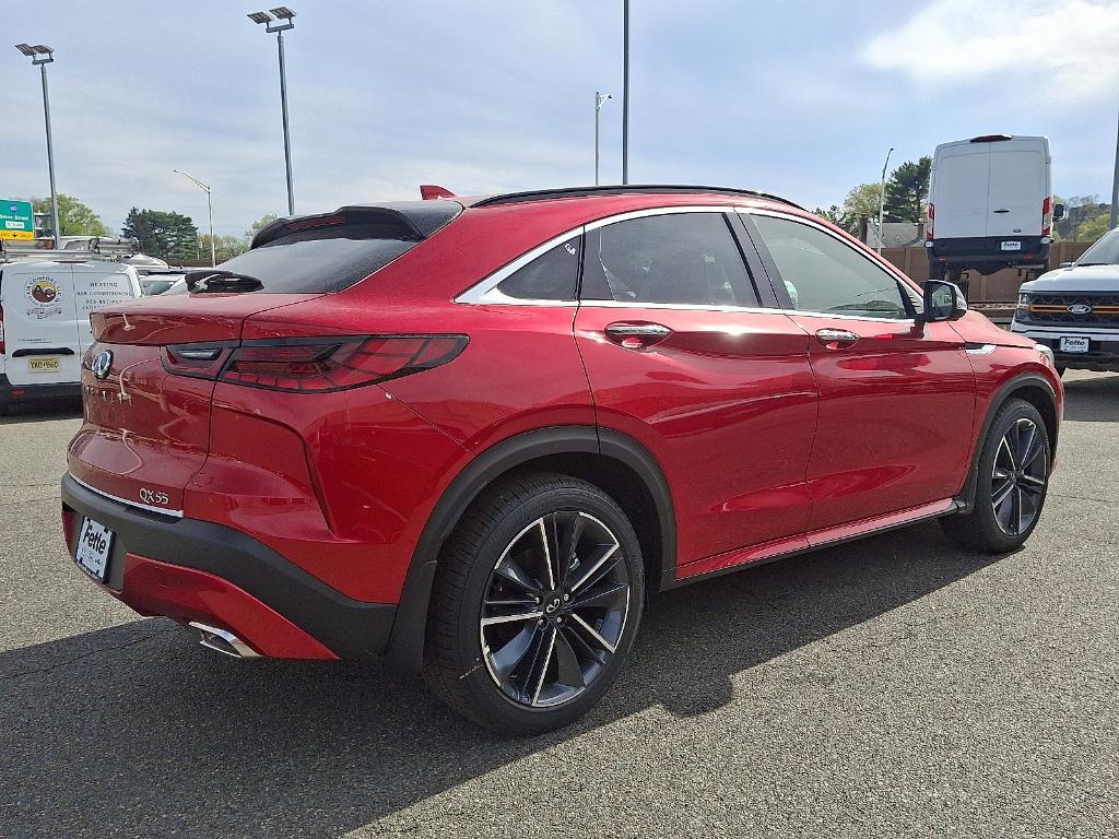 new 2025 INFINITI QX55 car, priced at $58,080