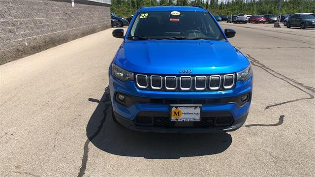 used 2022 Jeep Compass car, priced at $21,998