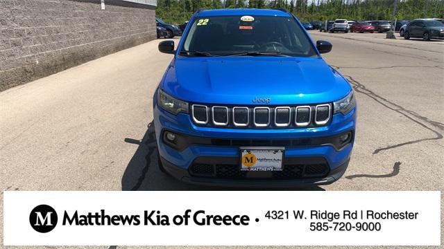 used 2022 Jeep Compass car, priced at $22,000