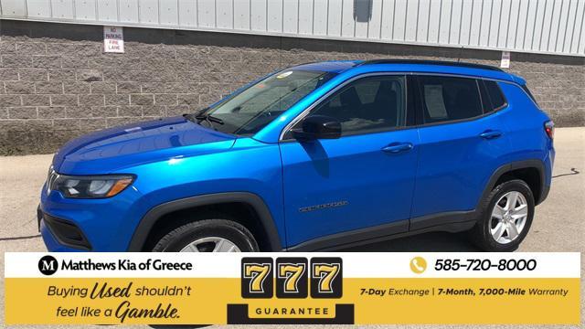 used 2022 Jeep Compass car, priced at $21,998