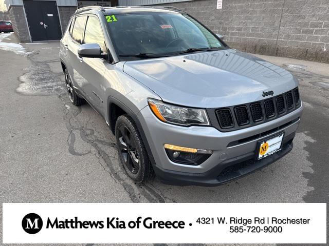 used 2021 Jeep Compass car, priced at $22,800