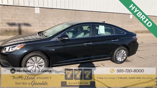 used 2016 Hyundai Sonata Hybrid car, priced at $13,998