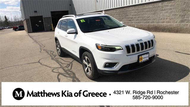 used 2021 Jeep Cherokee car, priced at $26,999
