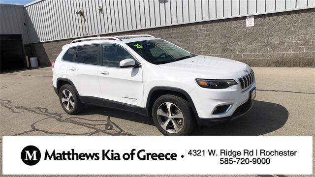 used 2021 Jeep Cherokee car, priced at $26,999