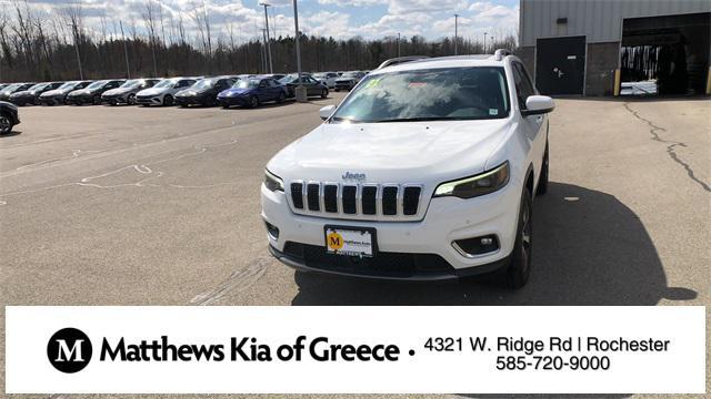 used 2021 Jeep Cherokee car, priced at $26,999