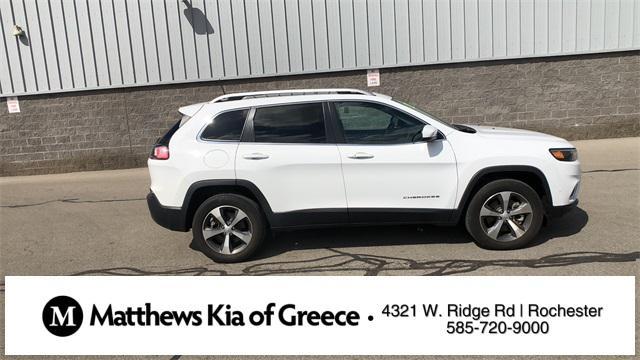 used 2021 Jeep Cherokee car, priced at $26,999