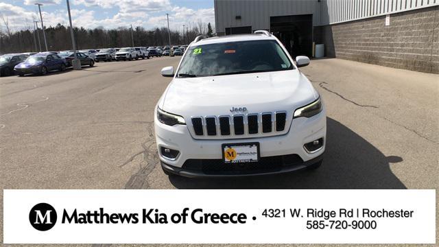 used 2021 Jeep Cherokee car, priced at $26,999