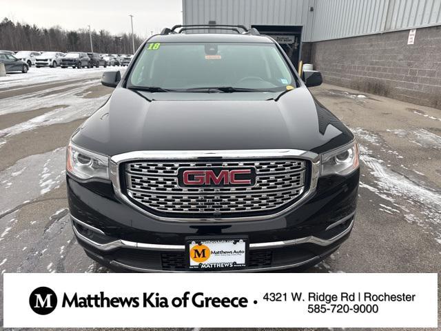 used 2018 GMC Acadia car, priced at $24,800