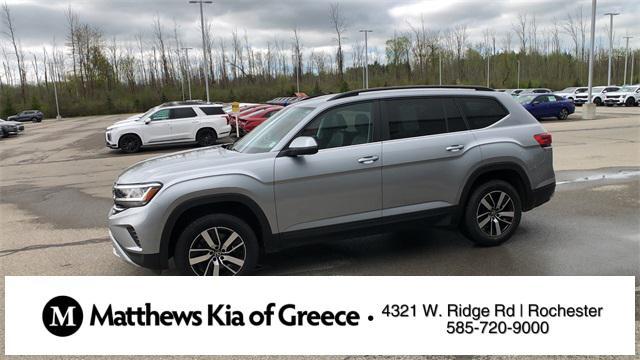 used 2022 Volkswagen Atlas car, priced at $32,999