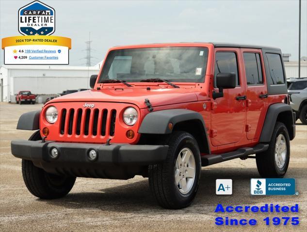 used 2013 Jeep Wrangler Unlimited car, priced at $15,998