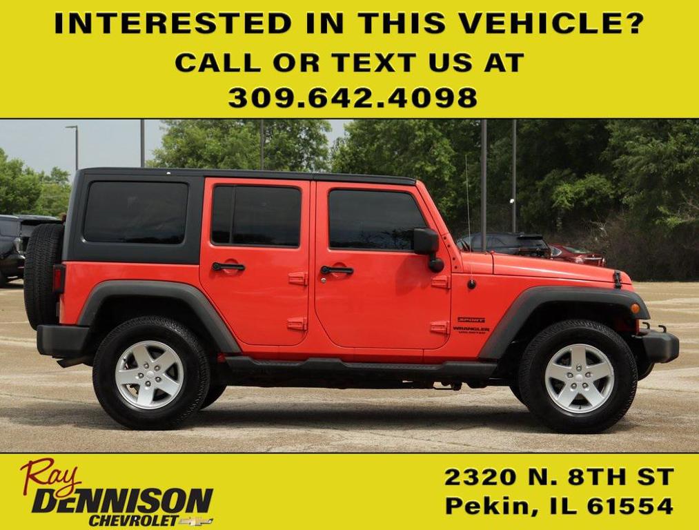 used 2013 Jeep Wrangler Unlimited car, priced at $15,998