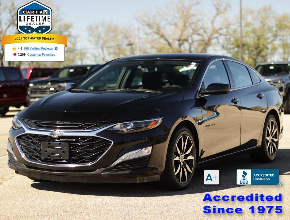 used 2022 Chevrolet Malibu car, priced at $18,797
