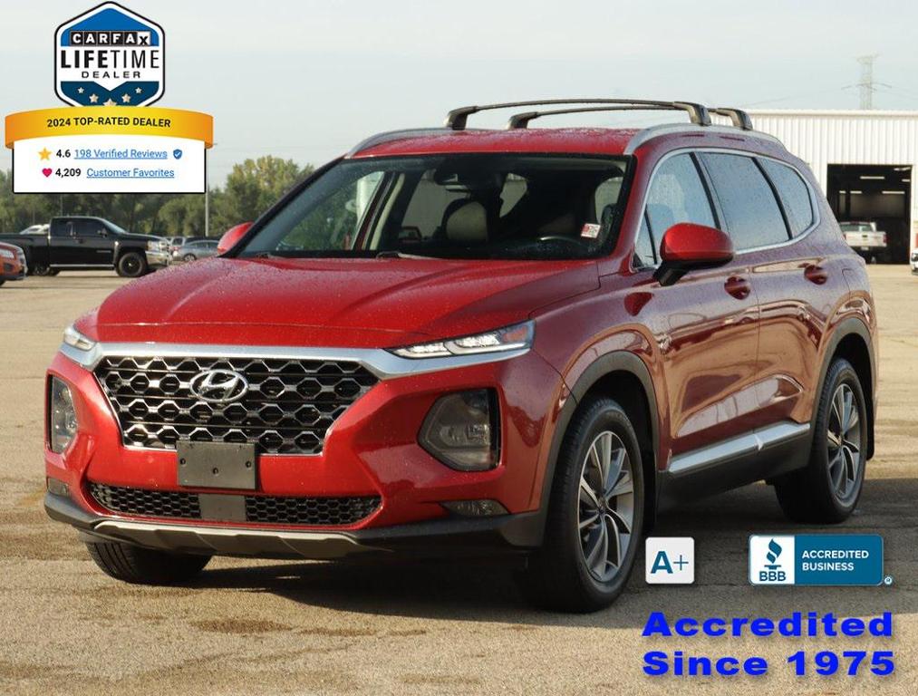 used 2020 Hyundai Santa Fe car, priced at $18,993
