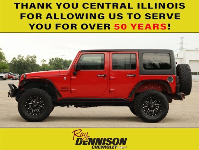 used 2015 Jeep Wrangler Unlimited car, priced at $18,798