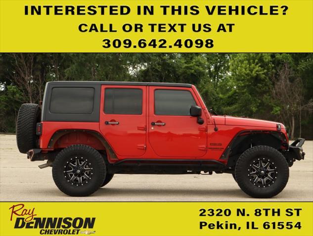 used 2015 Jeep Wrangler Unlimited car, priced at $18,798
